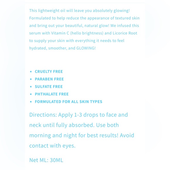 GLOW ON 5TH BEAUTY
Simply Glowing Vitamin C Serum - Picture 8 of 10